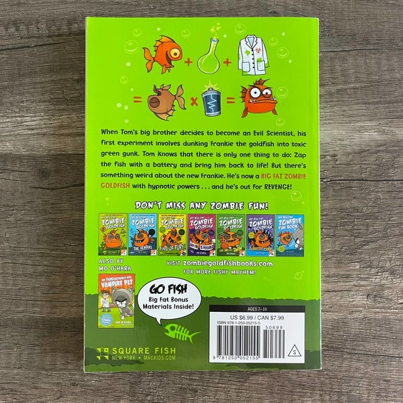 MY BIG FAT ZOMBIE GOLDFISH by MO O'HARA | FEIWEL AND FRIENDS [ PAPERWORK ] - Picture 2 of 8